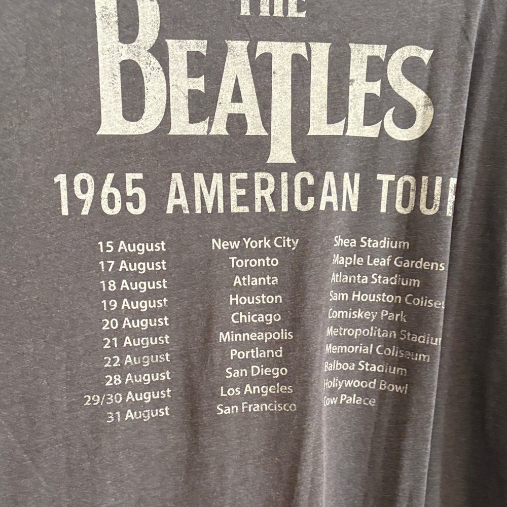 The Beatles Men’s Black Graphic Band T-Shirt short sleeve size XXL NWT - Picture 4 of 6